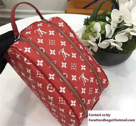 Red Louis Vuitton Toilette