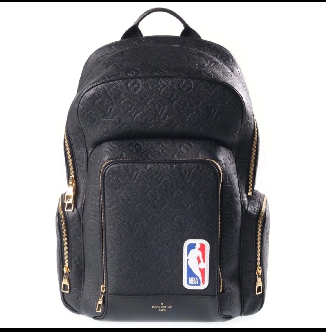 Louis Vuitton NBA Collaboration Monogram Empreinte Basket Backpack front view