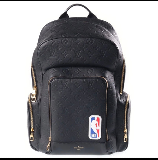 Louis Vuitton NBA Collaboration Monogram Empreinte Basket Backpack front view