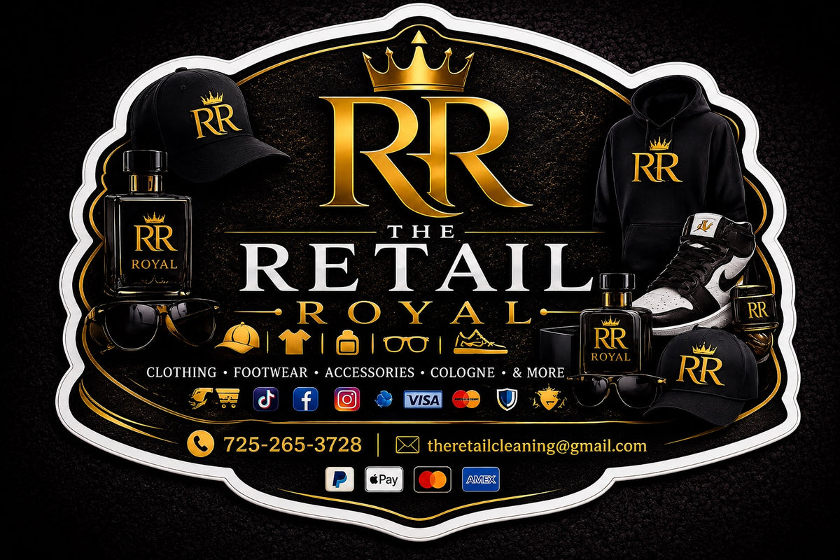 The Retail Royal clothing, footwear, accessories and cologne banner